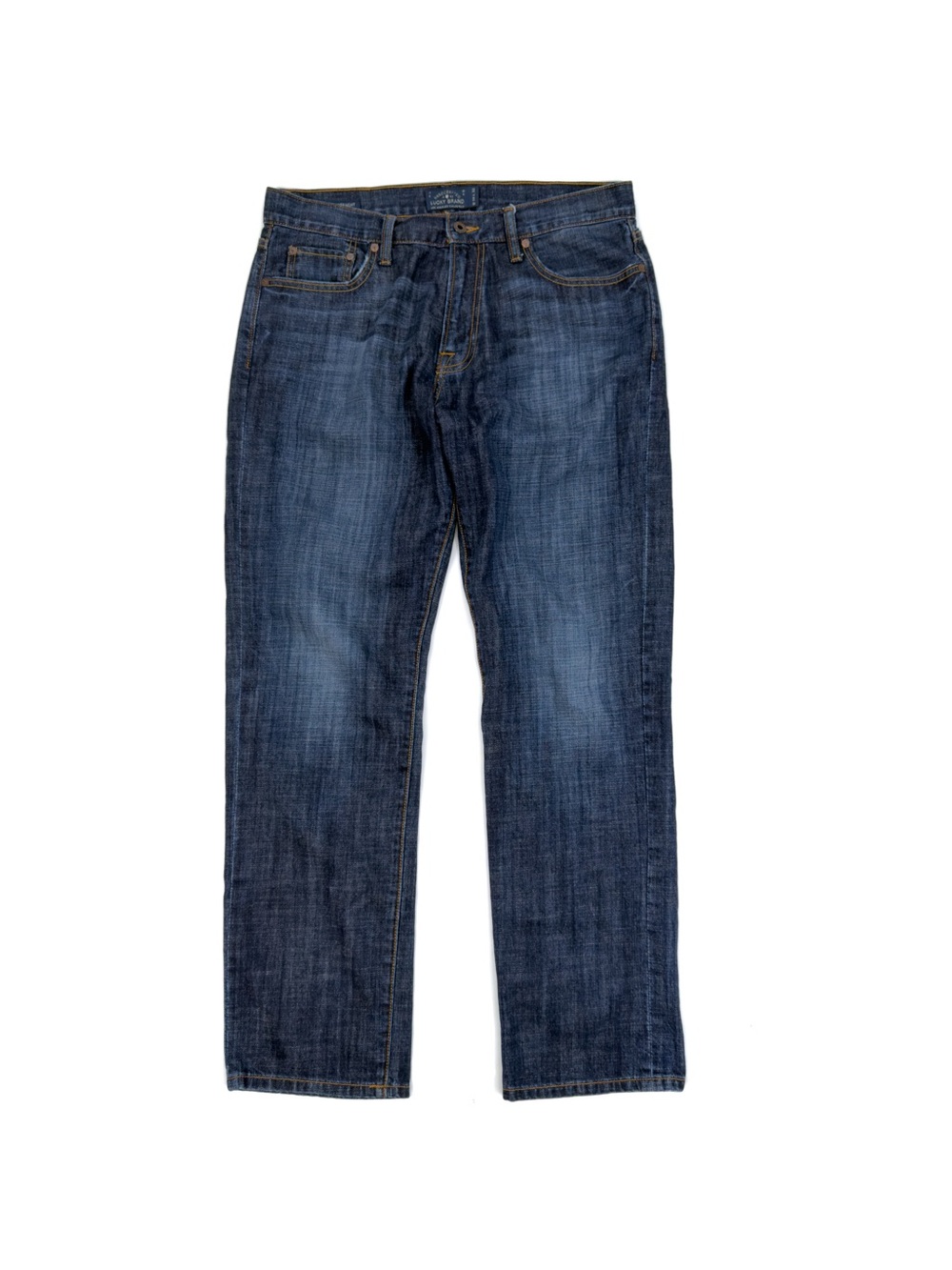 Lucky Brand 221 Original Straight Jeans Men's 34/32 Blue Dark Wash